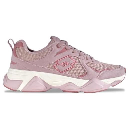 Lotto Makera Sc – Scarpe Da Ginnastica Unisex, Suola Color Miele, Design Retrò Alla Moda, Logo Di Alta Qualità - 5