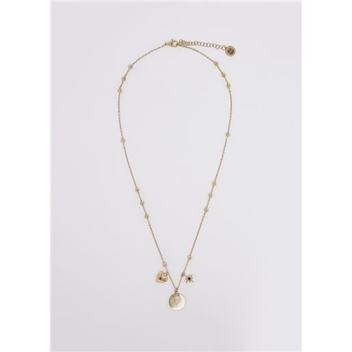 LIUJO liu jo collana con charm, oro/verde