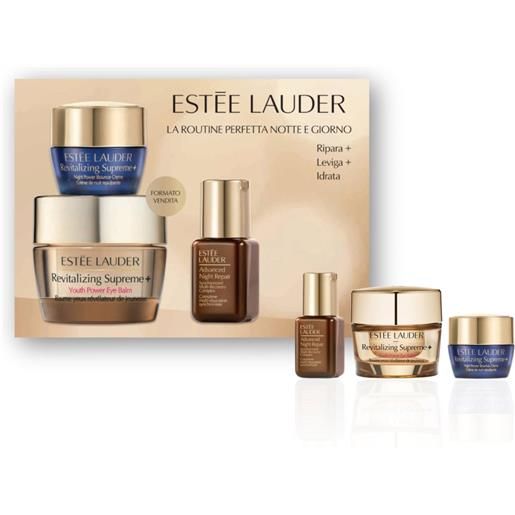 Estee lauder supreme eye set 15ml + 7ml + 7ml set con contorno occhi, siero e crema giorno