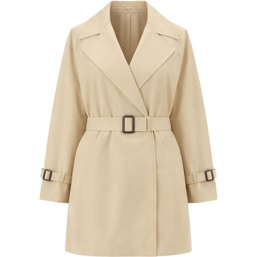 Weekend Max Mara  trench corto in tela tecnica antigoccia