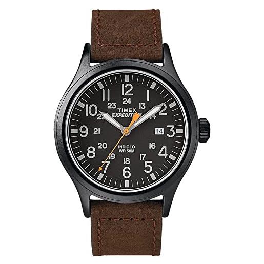 Timex Orologio analogico da uomo al quarzo con cinturino in