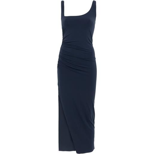 Patrizia Pepe abito midi in jersey - blu
