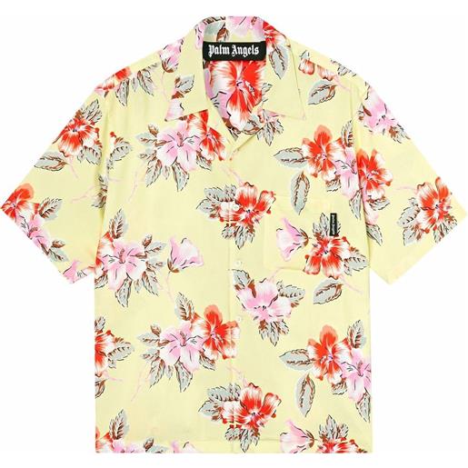 Palm Angels camicia a fiori - giallo