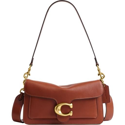 Coach borsa a spalla tabby in pelle - marrone