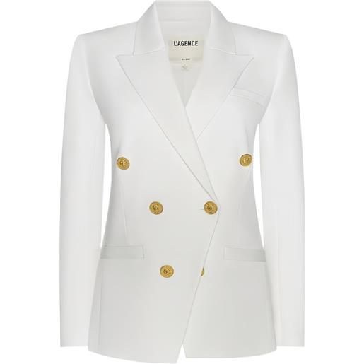 L'Agence kyomi double-breasted blazer - bianco