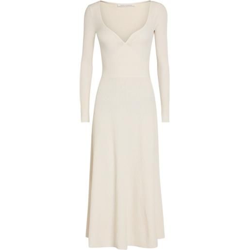 Maria McManus ribbed-knit midi dress - toni neutri