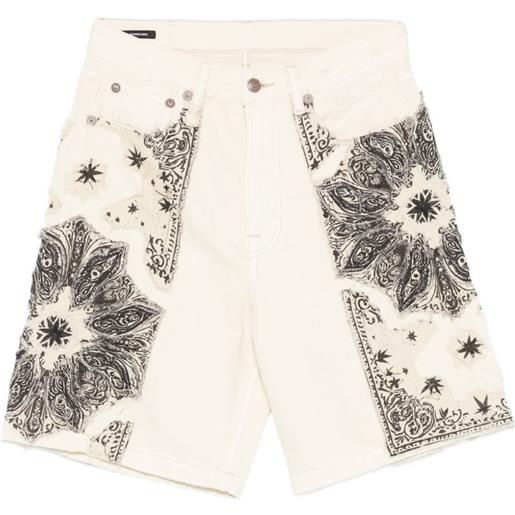 R13 shorts taglio comodo - toni neutri