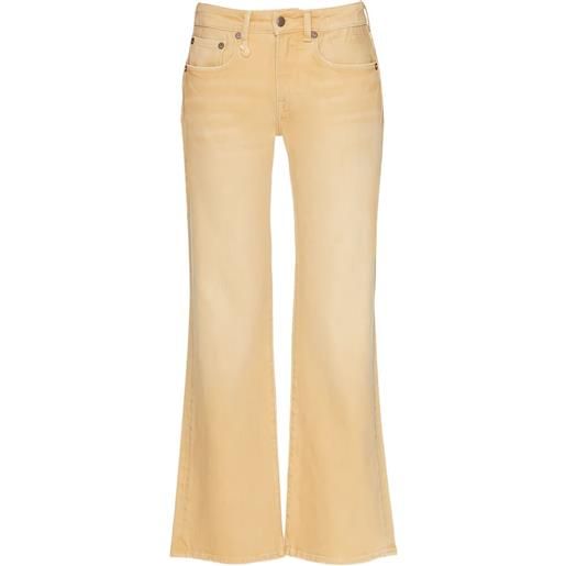 R13 jeans joan svasati crop - toni neutri