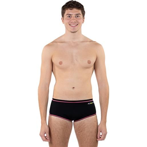 SEAUR Slip Da Bagno Uomo Lucido Con Imbottitura Rimovibile E Coulisse - Modello Aderente, Asciugatura Rapida, Taglie Dalla S Alla XL (S Consigliata Ordinare M)
