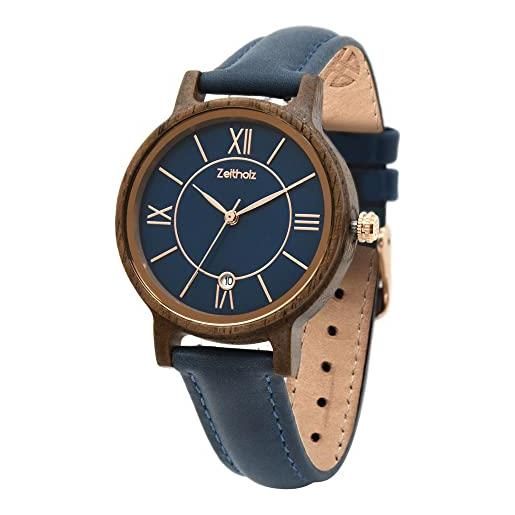 Zeitholz Orologi In Legno Per Coppie – Klitten 42mm E Rosenbach 36mm, Personalizzabili Con Incisione, Movimento Quarzo Giapponese - 4