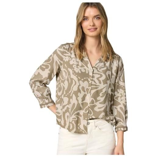 Street One tunica con dettagli carta da parati safari beige 40