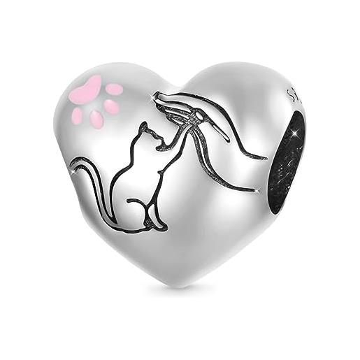 Sofia Milani - Collana Donna Argento 925 - Ciondolo a Gatto - 50291