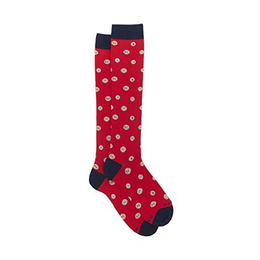 Gallo calze lunghe papavero fantasia tombola