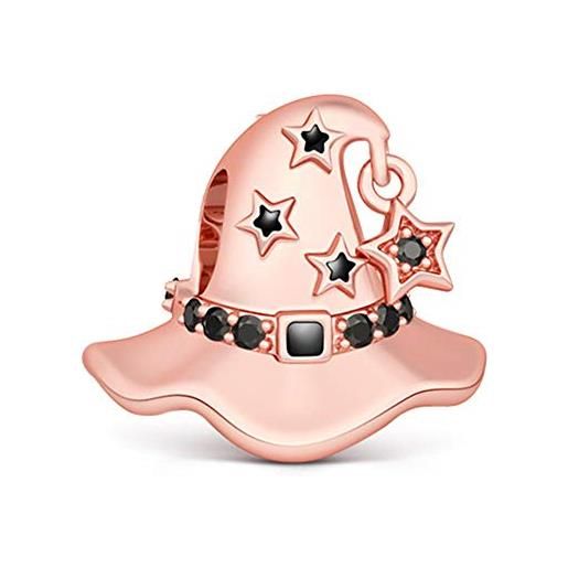 cappello da strega con una zucca accanto halloween, illustration line