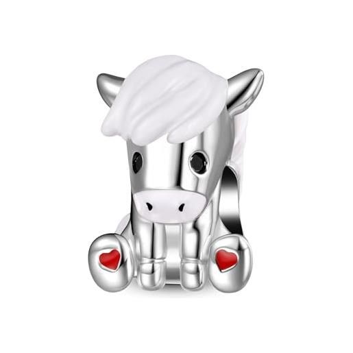 Orecchini Pendenti A Forma Di Cavallo – Smalto Colorato, Lega Di Zinco, Ipoallergenici, Regalo Per Amanti Dei Cavalli