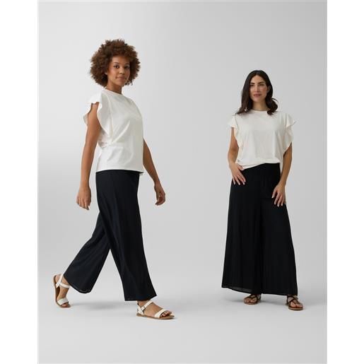 Prénatal pantaloni premaman gamba ampia neri