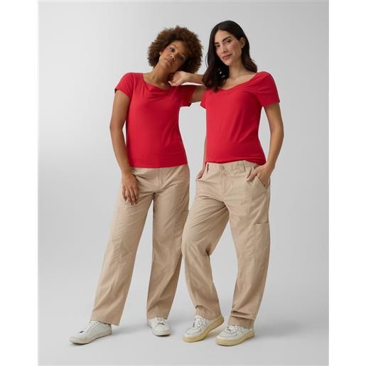 Prénatal pantalone premaman cargop beige popeline