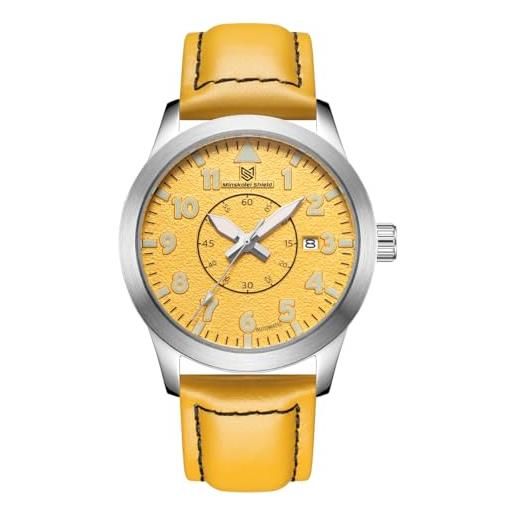 CINTURINO NYLON NATO GIALLO FLUO