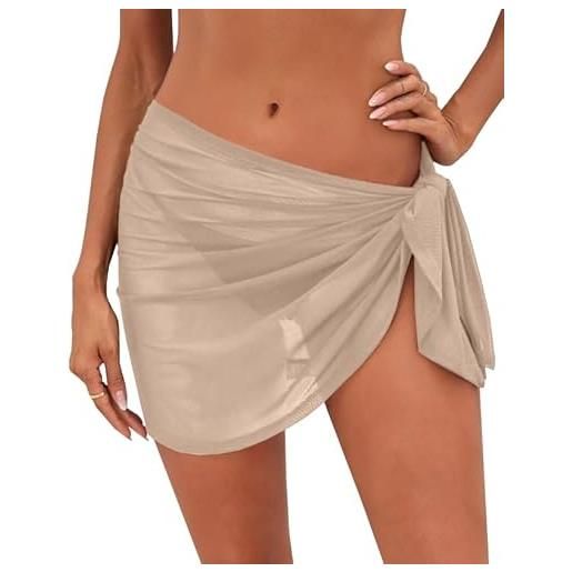 Pareo Da Donna In Puro Cotone Con Stampa Indiana A Mano - AUZURE - Leggero E Versatile, Gonna Avvolgente O Copricostume Per La Spiaggia (185x109 Cm)