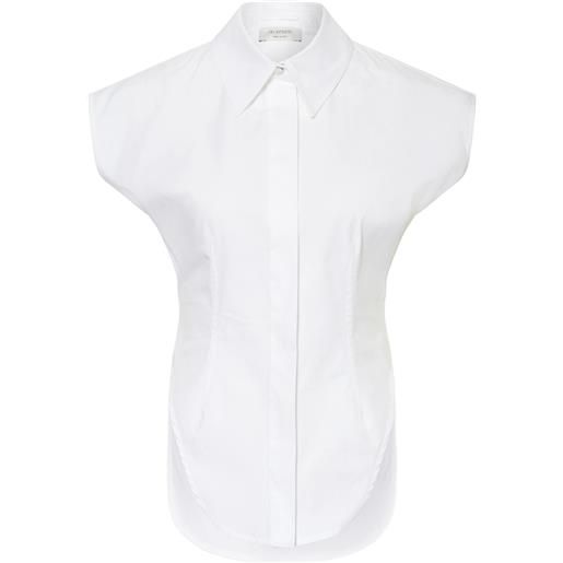 Sportmax - blusa in popeline di cotone