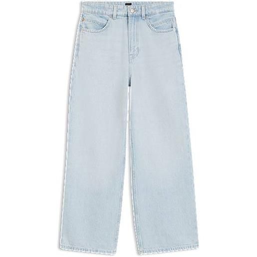 BOSS jeans straight fit in denim blu, celeste
