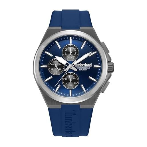 Orologio GUESS Uomo Modello W1256G3: Movimento Al Quarzo, Cassa In Gomma Blu 46mm E Cinturino In Silicone, Elegante E Sportivo - 2