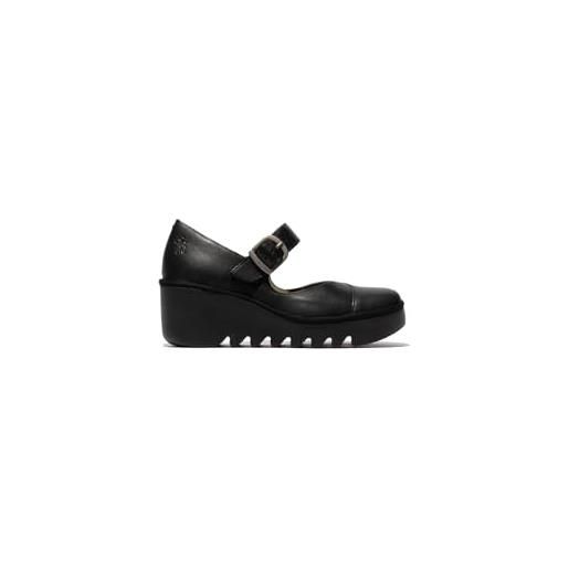 Fly London baxe428fly, moccasin donna, black, 38 eu