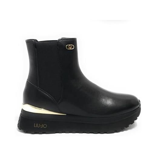 Liu Jo sneaker (maxi wonder 95 mid black, sistema taglie calzature eu, adulto, donna, numero, media, 36)