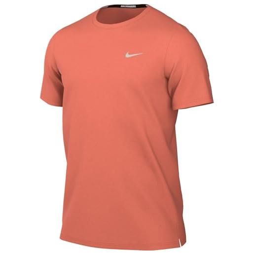 Nike miler dri-fit uv manica corta uomo top da corsa uomo manica corta