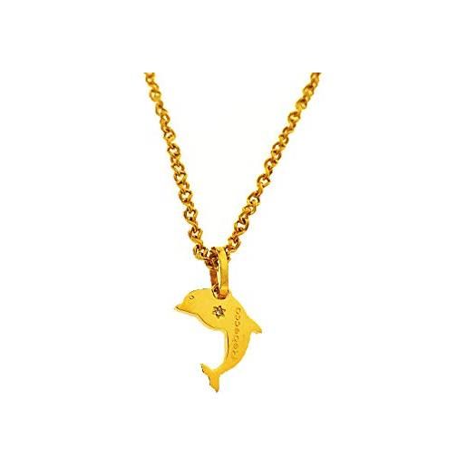 Collana Lunga Donna Rebecca - Bronzo Bagnato Oro Rosa Con Pietra Idrotermale Bianca