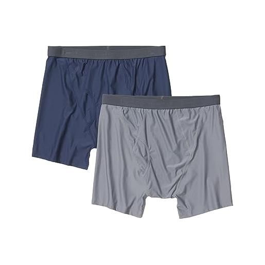 Boxer da uomo con tasca 3D | design del contorno migliorato per un supporto perfetto | tessuto a rete traspirante per un comfort fresco | elastico in vita e vestibilità elastica