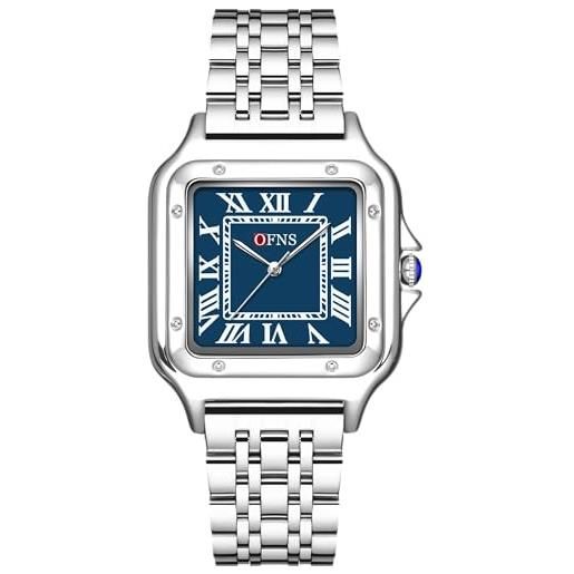 Orologio da donna semplice con quadrante quadrato e cinturino in acciaio acquista in modo economico - spedizione gratuita, recensioni reali con foto