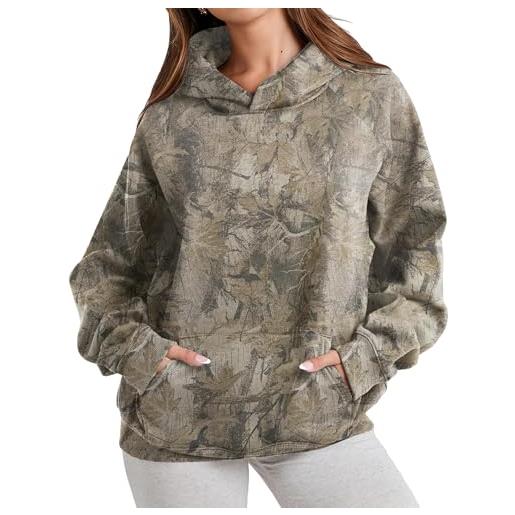 Felpa Donna Con Cappuccio E Tasche – Maniche Lunghe, Pullover, Taglie Dalla S Alla XXXL