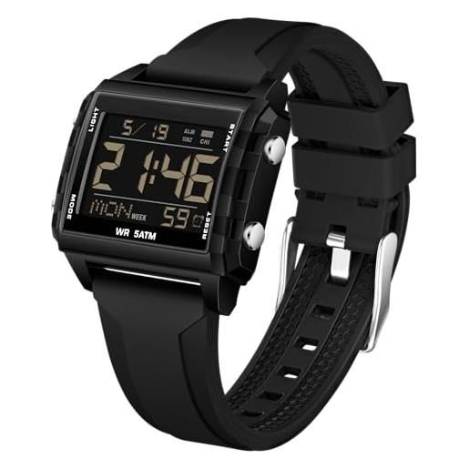 Casio Orologio Quarzo Unisex, isura cassa 43.00 con quadrante Nero