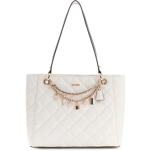 GUESS tote donna - GUESS bianco - hwgg99 12250