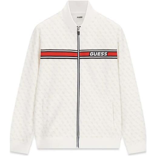 GUESS ATHLEISURE felpa uomo - GUESS ATHLEISURE bianco - z2bq06 k7122