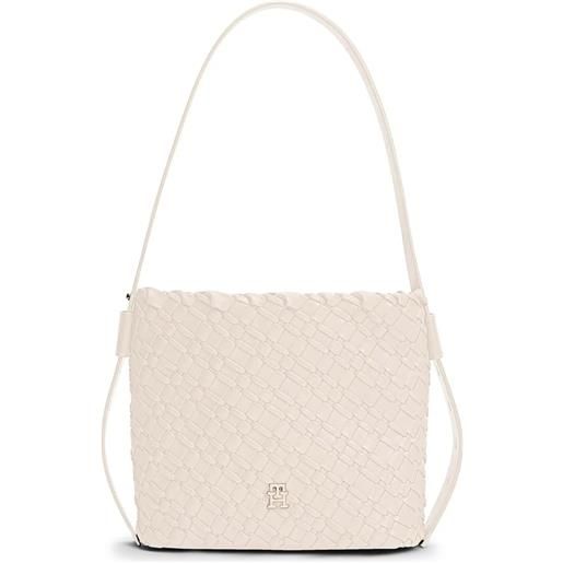 TOMMY HILFIGER borsa a mano donna - TOMMY HILFIGER crema - aw0aw18160