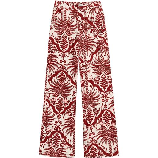 iBlues pantaloni in raso stampato iBlues
