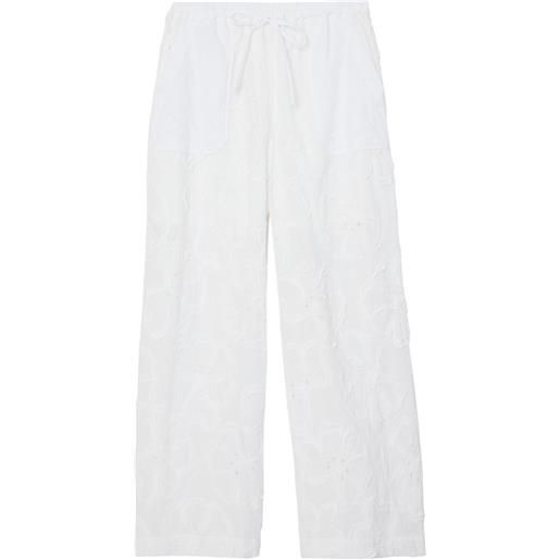 3.1 Phillip Lim pantaloni a fiori - bianco