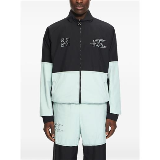 Off-White giacca sportiva marker con logo - nero