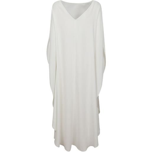 Gianluca Capannolo abito con scollo a v - bianco