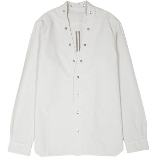 Rick Owens DRKSHDW camicia larry - bianco