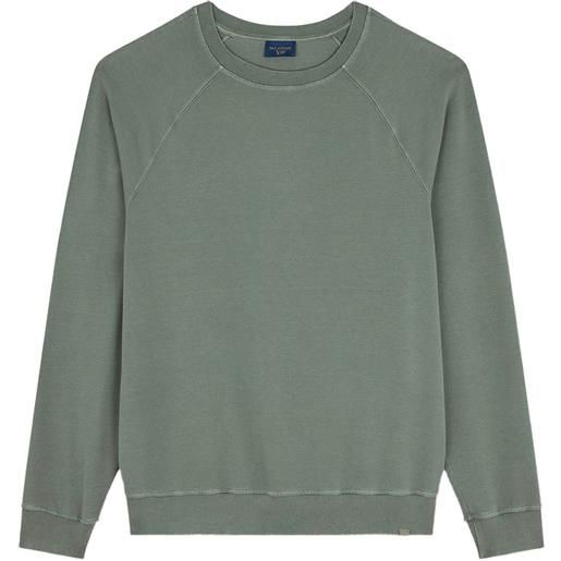 Paul & Shark felpa x-soft con maniche raglan - verde