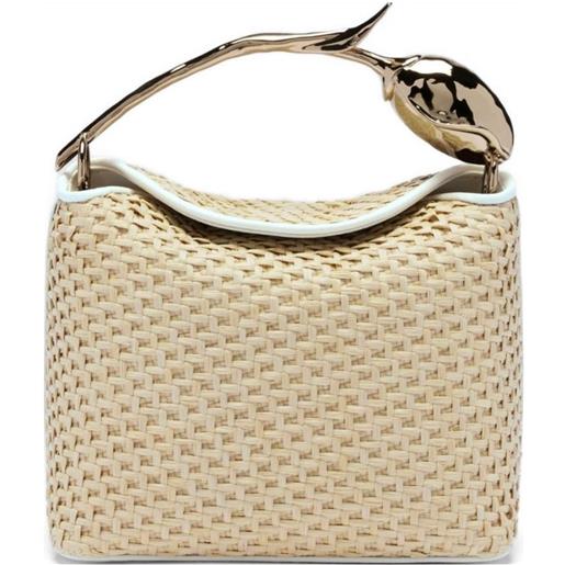 ERDEM borsa tote bloom mini - toni neutri