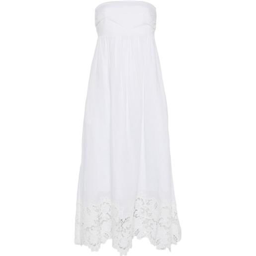Max Mara scena lace midi dress - bianco