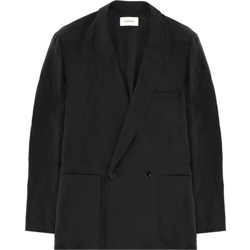 LEMAIRE giacca doppiopetto - nero