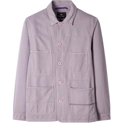 PS Paul Smith giacca-camicia con tasche - viola