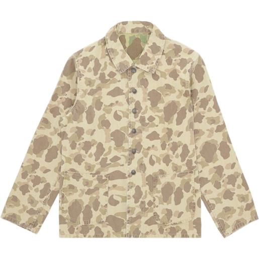 Fortela giacca-camicia clays con stampa camouflage - toni neutri