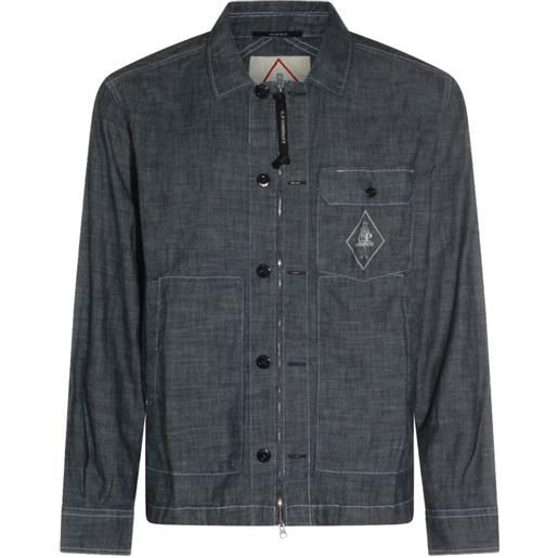 C.P. Company giacca-camicia con zip - blu