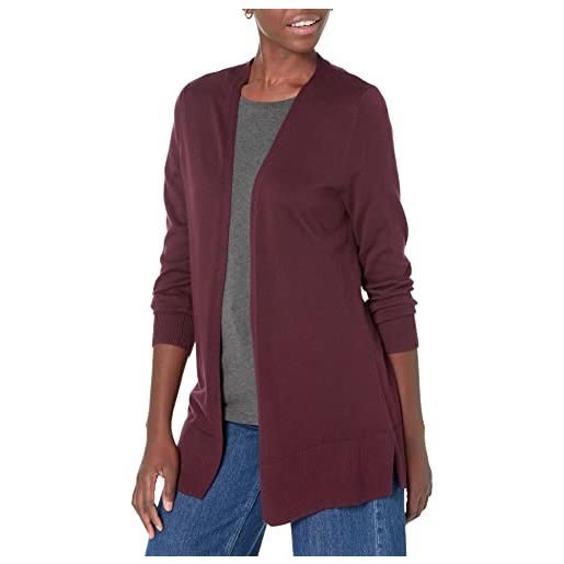 Amazon Essentials cardigan leggero da donna aperto sul davanti (disponibile in taglie forti), avorio, xs